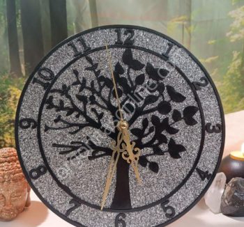 Baum des Lebens Wanduhr 5G.6G Schutz